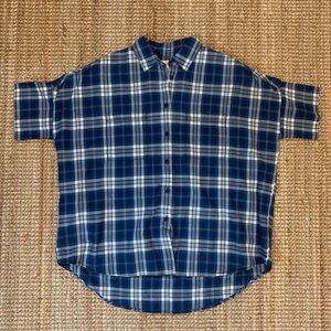 Madewell courier plaid shirt. Never worn!